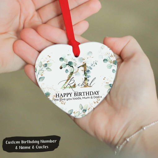 Personalised Birthday Gift, Custom Quote, Custom Ornament QFHY280603