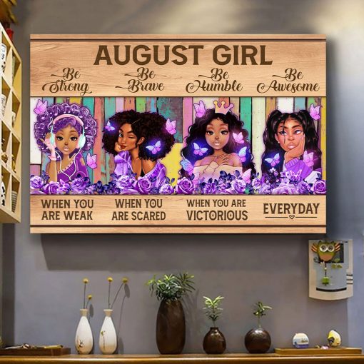 August Girl Canvas QFMM020408