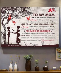 Mom And Daughter Canvas HXDT250203