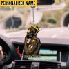 Personalized Name Black King Car Ornament QFHM210605